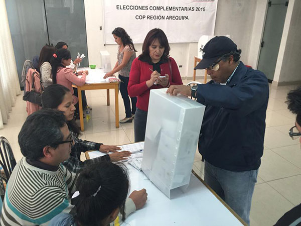 Elecciones complementarias Región Arequipa.