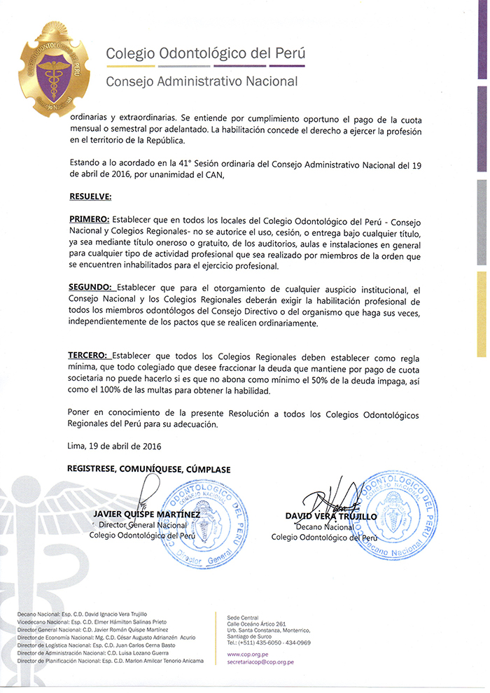 resolucion 41002